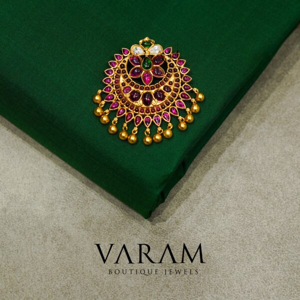 varam_pendent_pink_stone_gold_plated_pendent-1