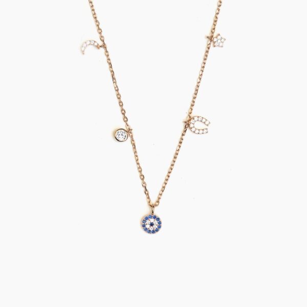 varam_chains_blue_and_white_stone_rose_gold_chain