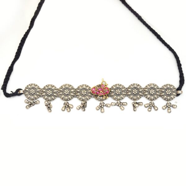 varam_chains_peacock_design_red_stone_silver_chain-1