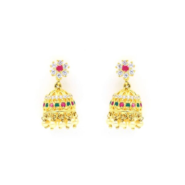 varam_earrings_multi_colour_stone_gold_plated_earrings