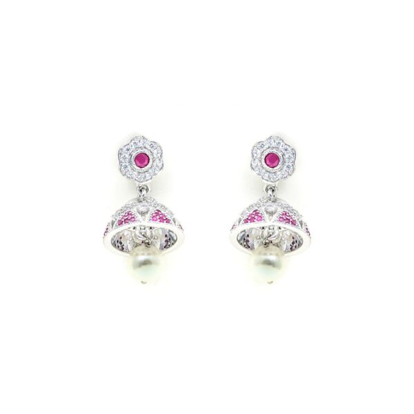 varam_earrings_purple_and_white_stone_silver_earrings