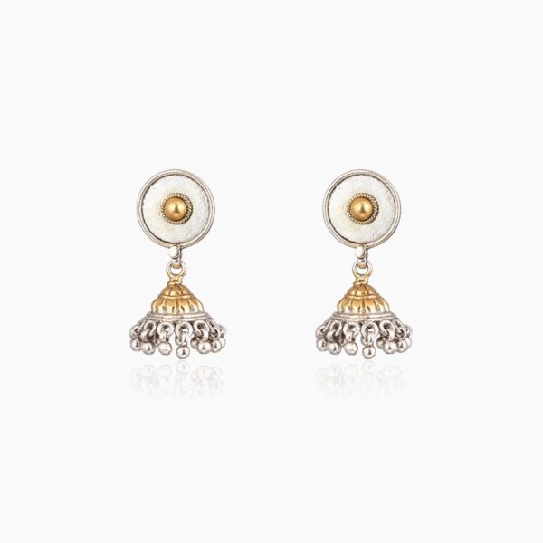 varam_earrings_gold_plated_oxidised_silver_earrings-1