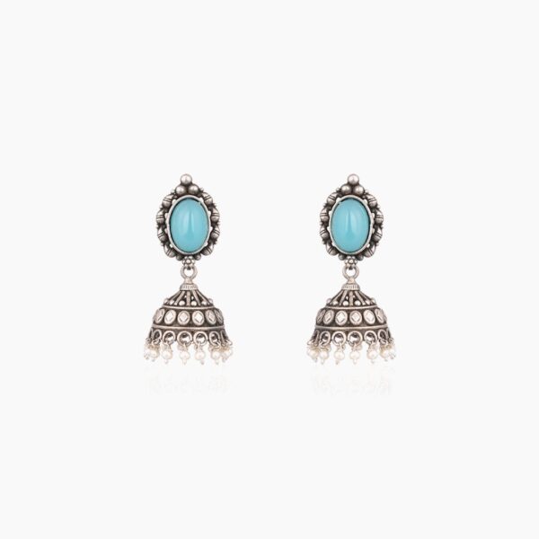 varam_earrings_sky_blue_stone_oxidised_silver_earrings_1-1