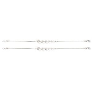 Silver design silver anklets