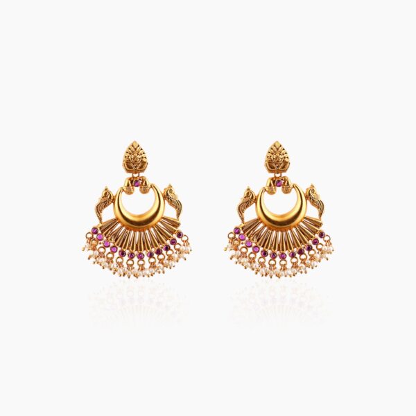 varam_earrings_072022_purple_stone_gold_plated_earring-1