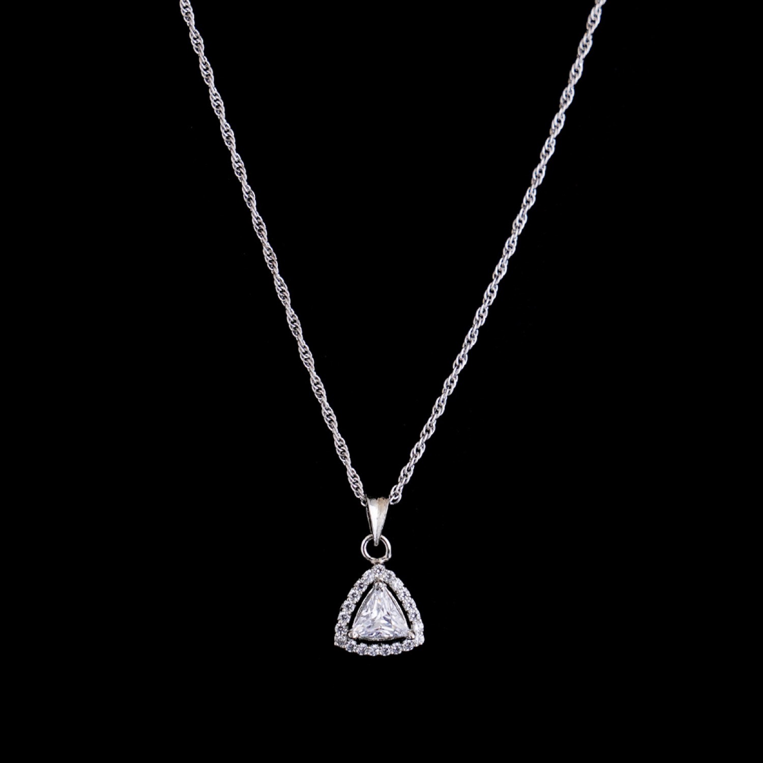 varam_swarovski_white_stone_triangle_design_pendant_silver_chain_1-1