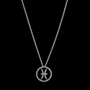 Zodiac pendant Pisces sign