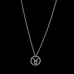 Zodiac pendant taurus sign