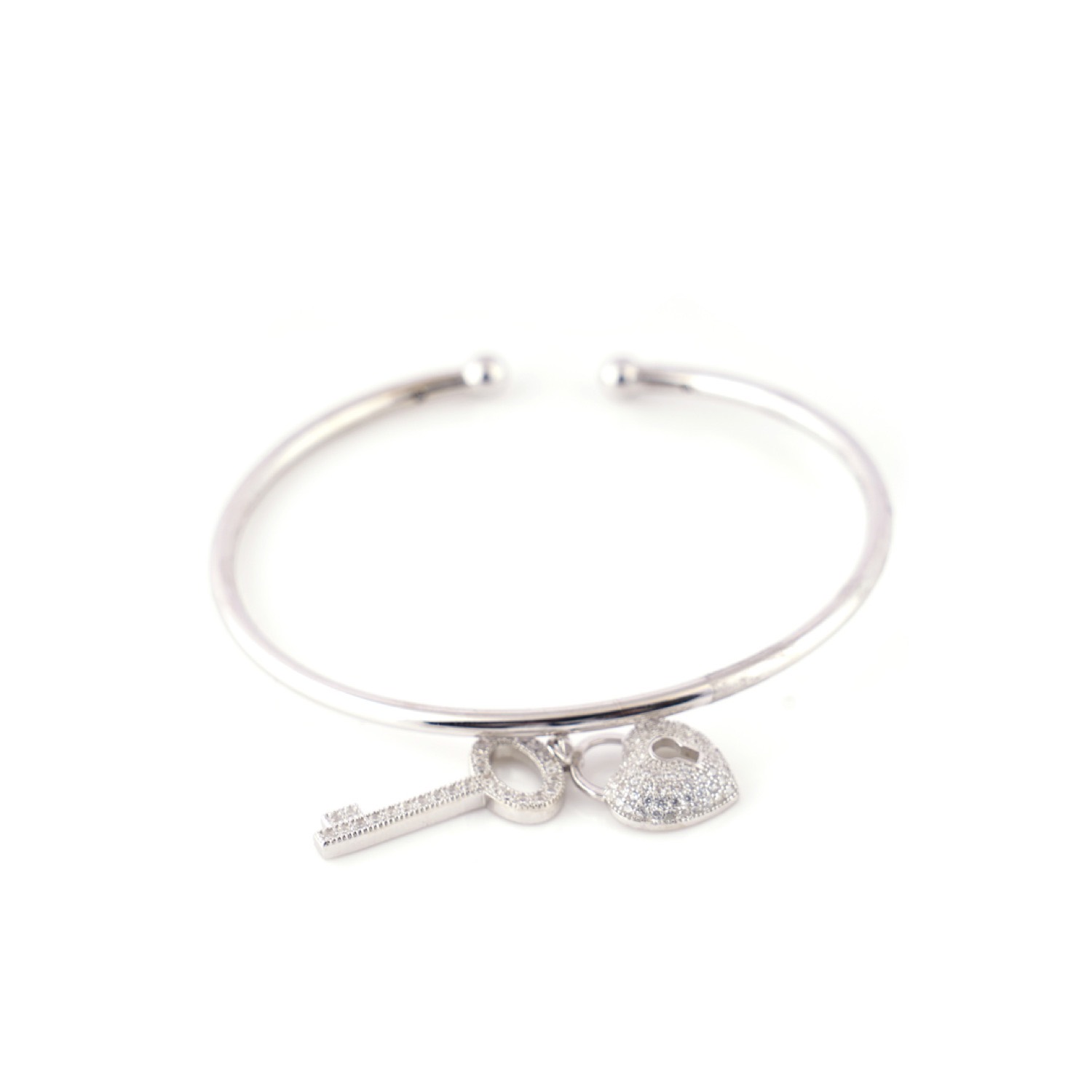 varam_bracelet_and_bangle_heart_lock_and_key_charm_open_cuff_silver_bracelet-1