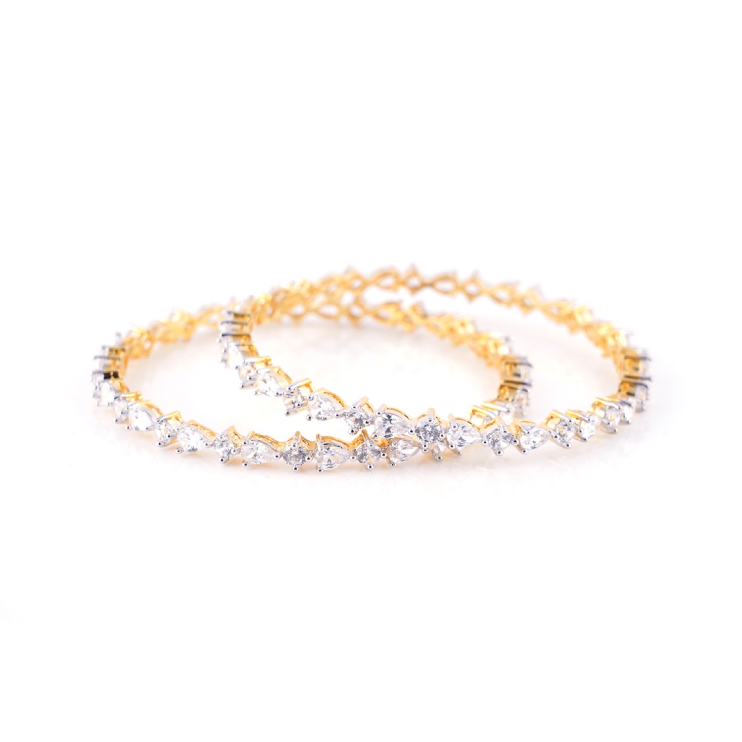 varam_bracelet_and_bangle_pear_and_round_cut_stone_gold_coated_silver_bangle-1