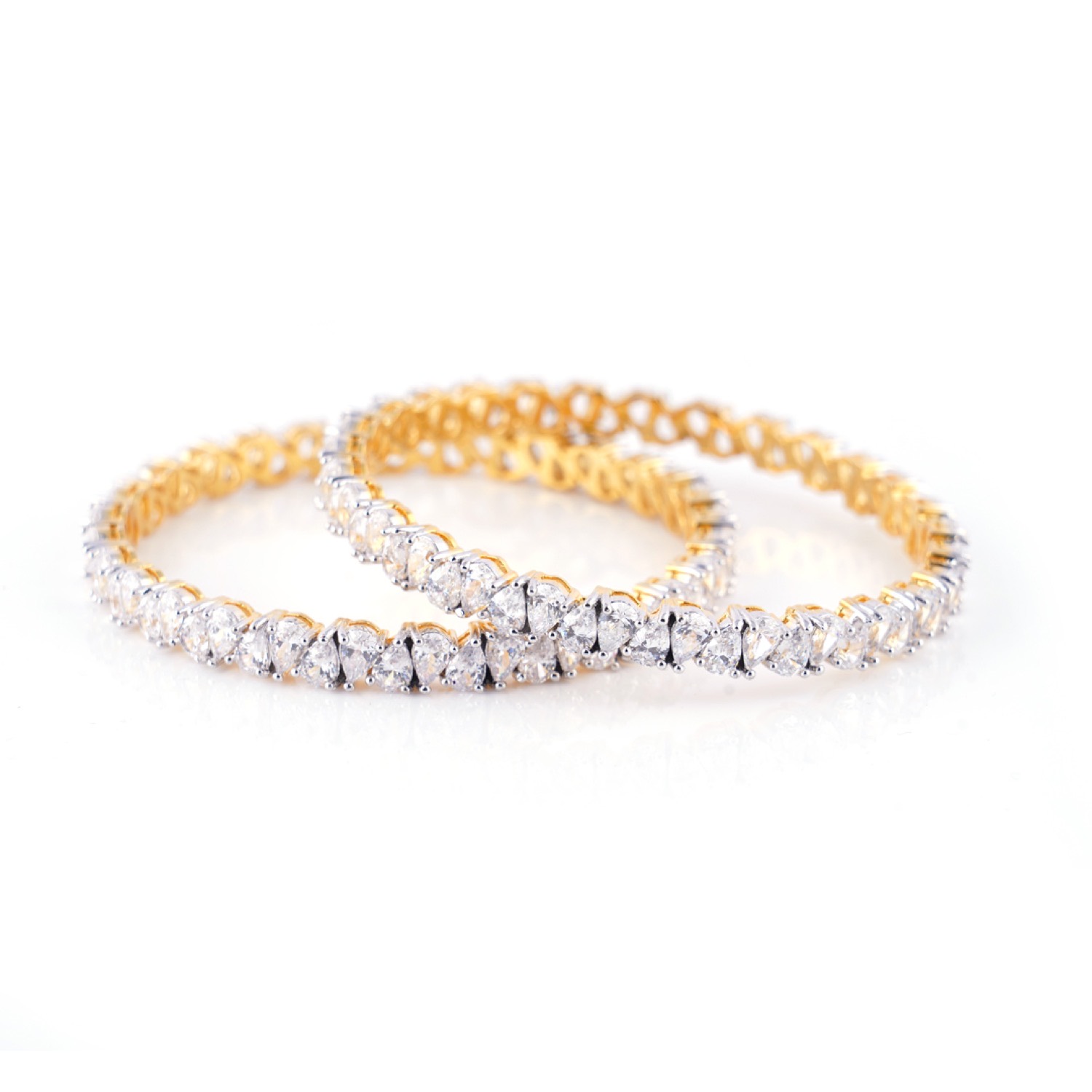 varam_bracelet_and_bangle_pear_shaped_white_stone_set_of_two_gold_coated_silver_bangle-1