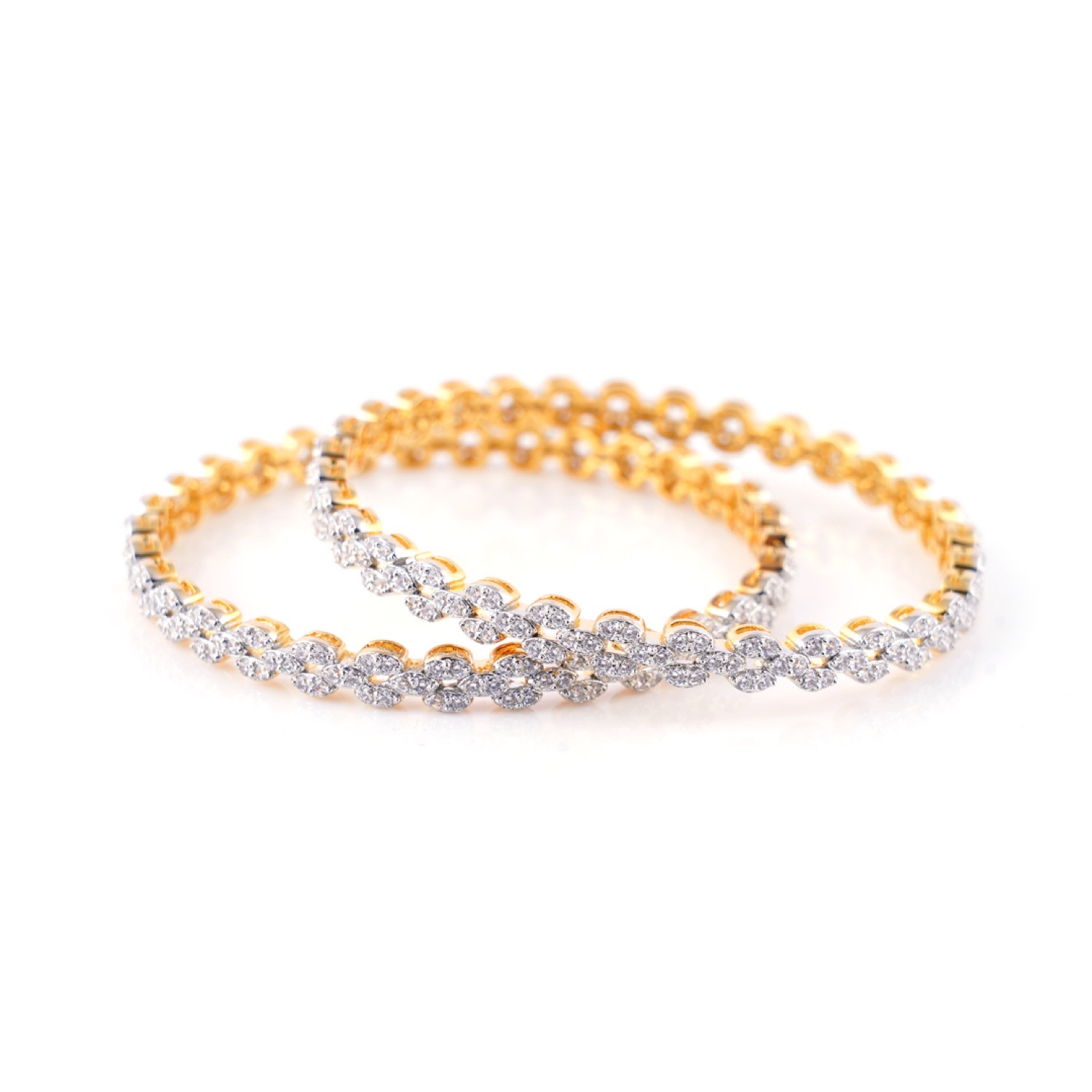 varam_bracelet_and_bangle_round_cut_white_stone_gold_coated_silver_bangle-1