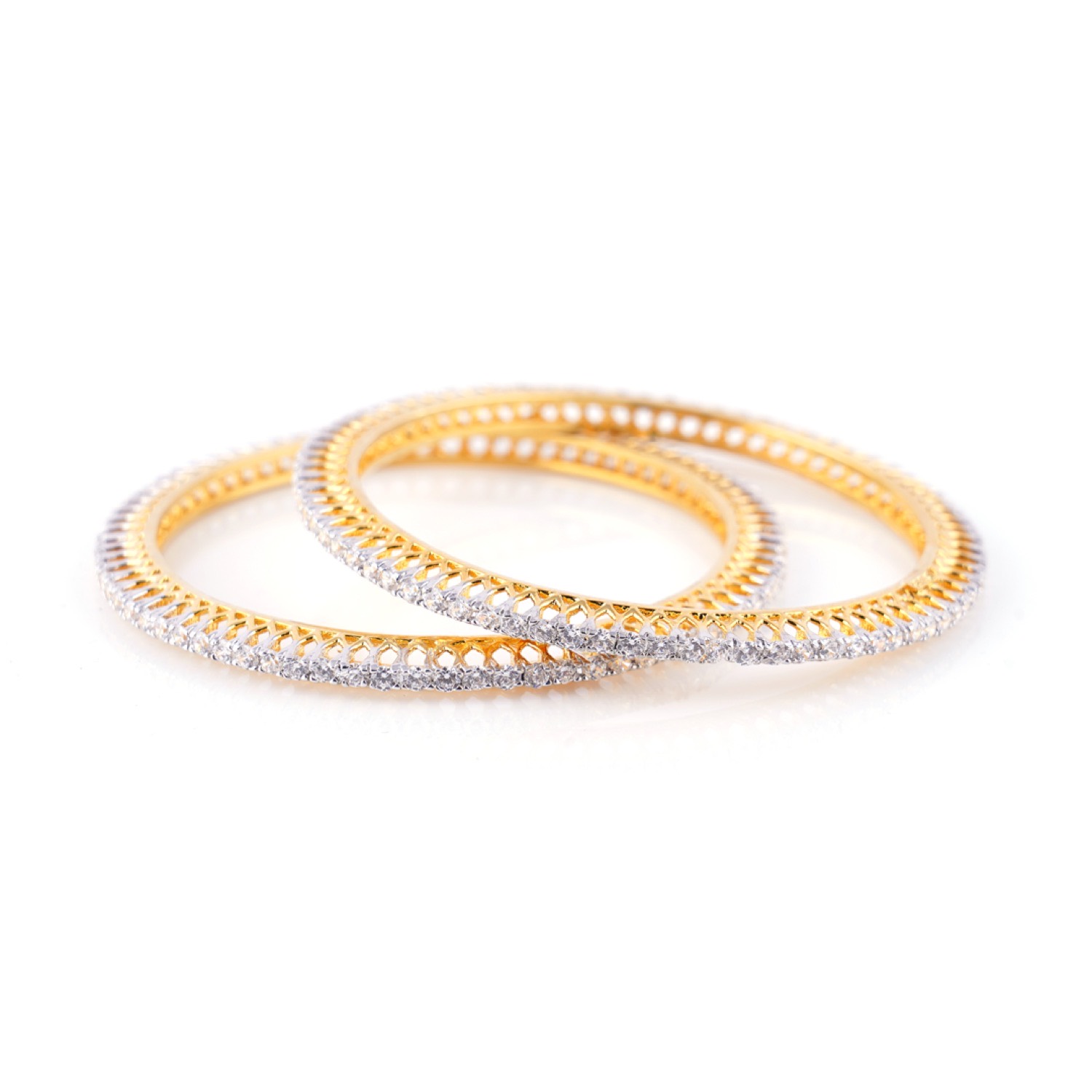 varam_bracelet_and_bangle_white_stone_crown_shaped_gold_coated_silver_bangle-1