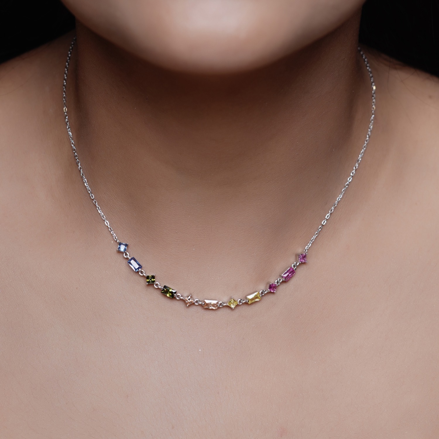 varam_chain_102022_baugette_and_cubic_cut_multicolor_stone_silver_chain-2