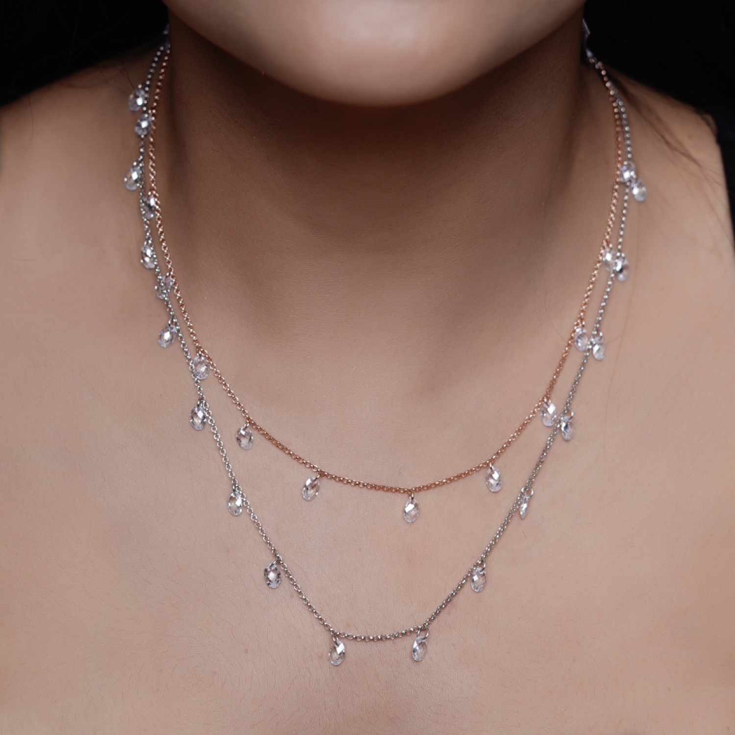 varam_chain_102022_silver_and_rose_gold_dual_layered_dangling_silver_chain-2