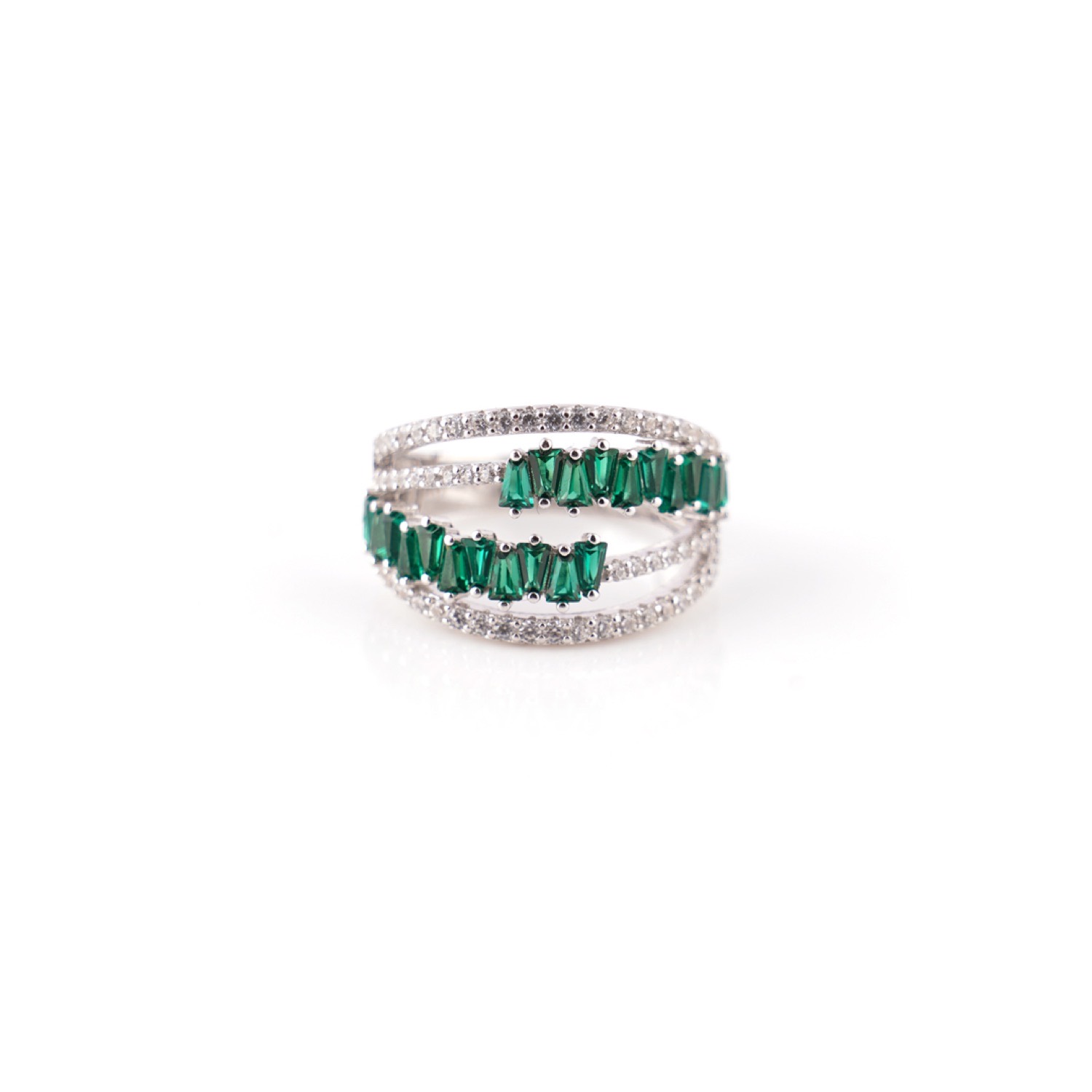 varam_rings_stylish_white_and_green_stone_silver_ring-1
