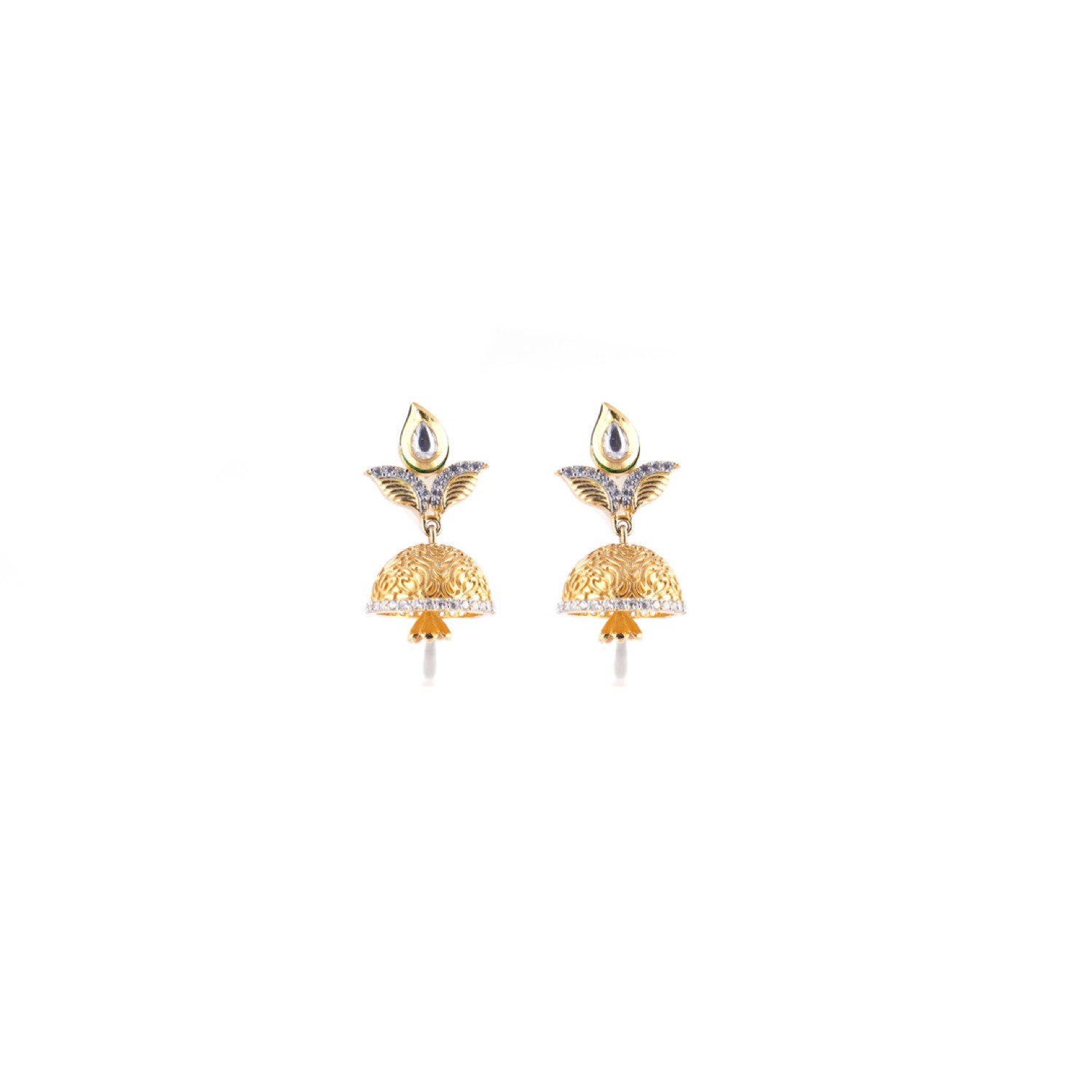 varam_earrings_102022_eagle_design_gold_coated_jumkha_with_pearl_droping_silver_earrings-1