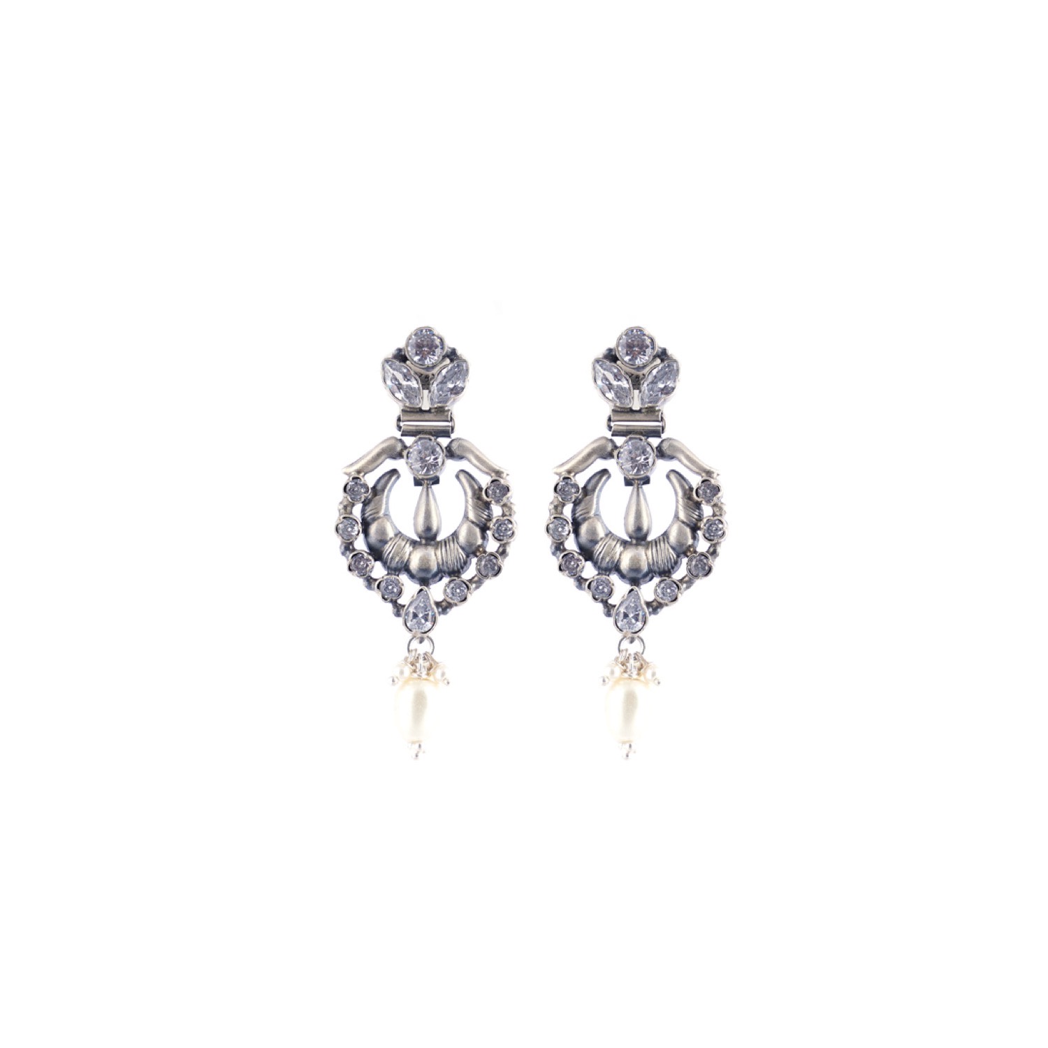 varam_earrings_102022_oxidised_white_stone_and_pearl_droping_silver_earrings-1